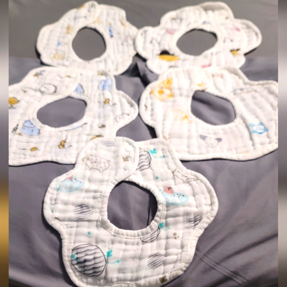 Premium Quality Bibs hexagon shape 5pc